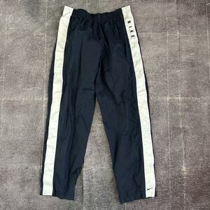 Men's Vintage 90's Nike Navy Blue White Breakaway Windbreaker Track Pants Sz L